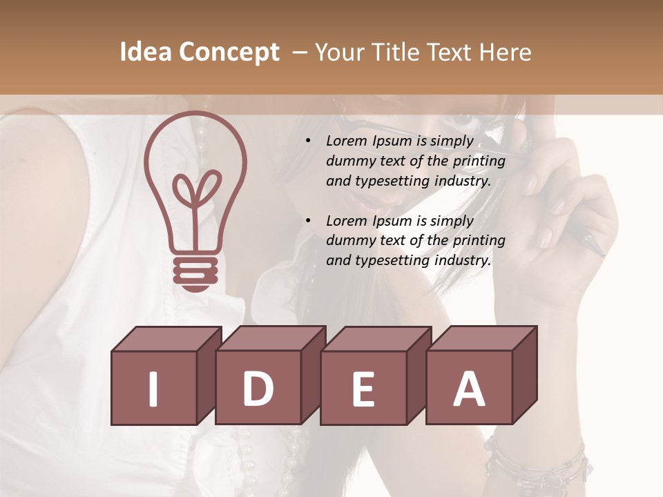 Shirt Person Encyclopaedia PowerPoint Template