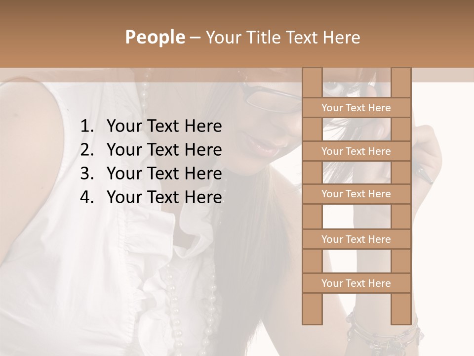 Shirt Person Encyclopaedia PowerPoint Template