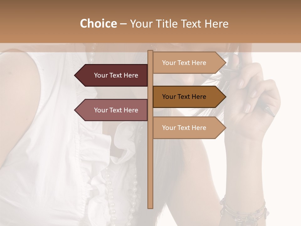 Shirt Person Encyclopaedia PowerPoint Template