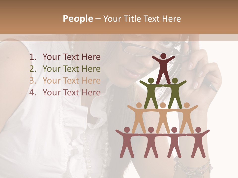 Shirt Person Encyclopaedia PowerPoint Template