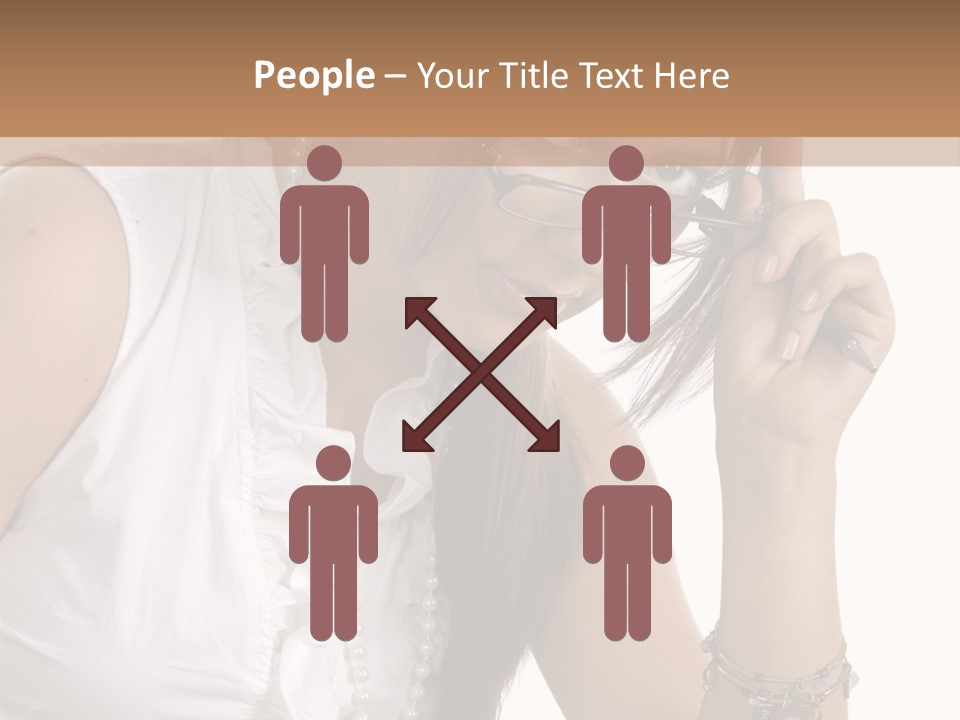 Shirt Person Encyclopaedia PowerPoint Template