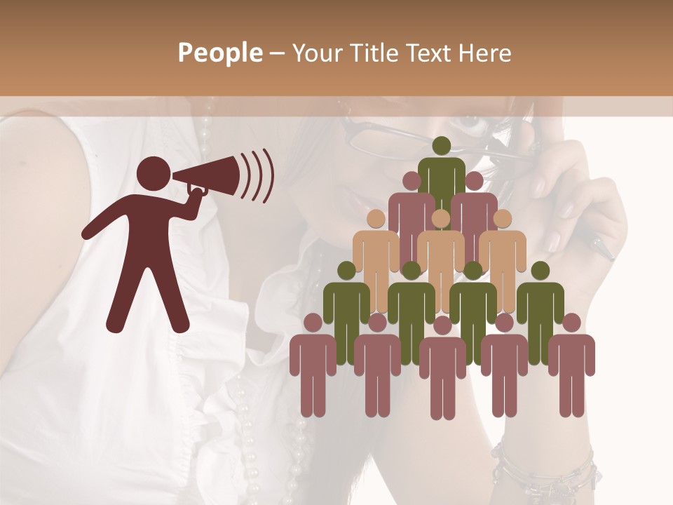 Shirt Person Encyclopaedia PowerPoint Template