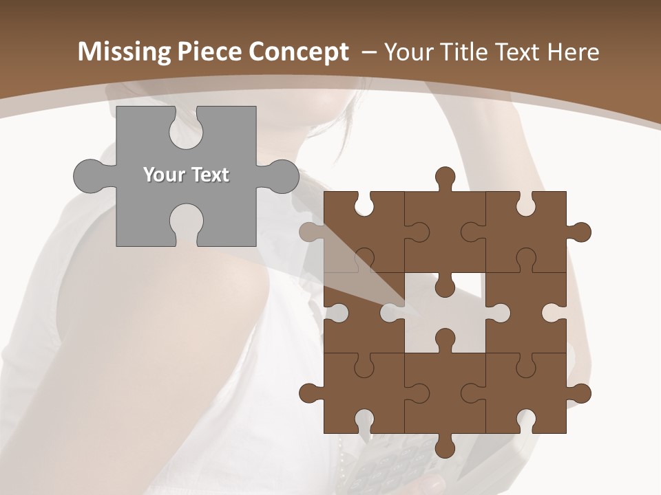 Improvement Isolated Working PowerPoint Template