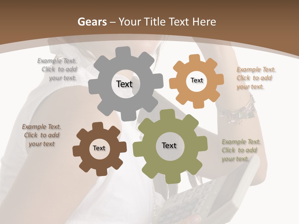 Improvement Isolated Working PowerPoint Template