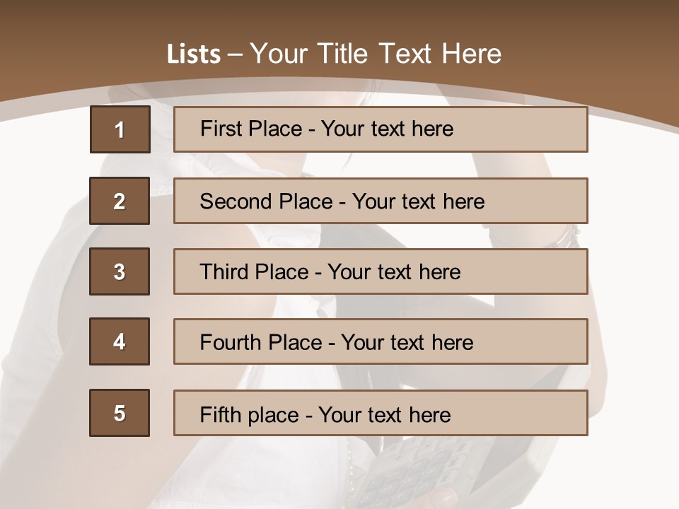 Improvement Isolated Working PowerPoint Template