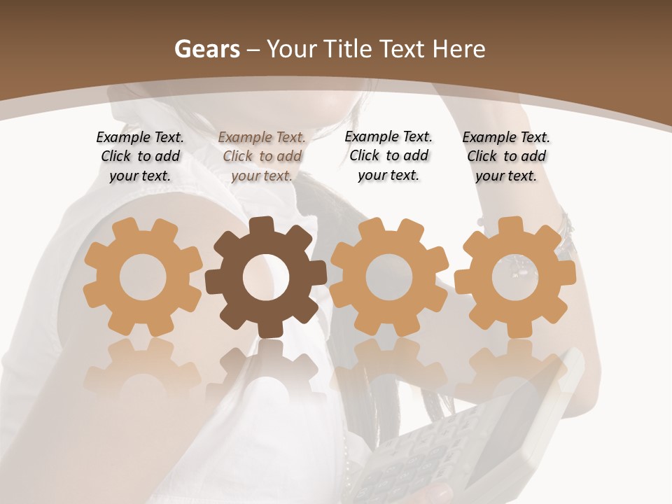 Improvement Isolated Working PowerPoint Template