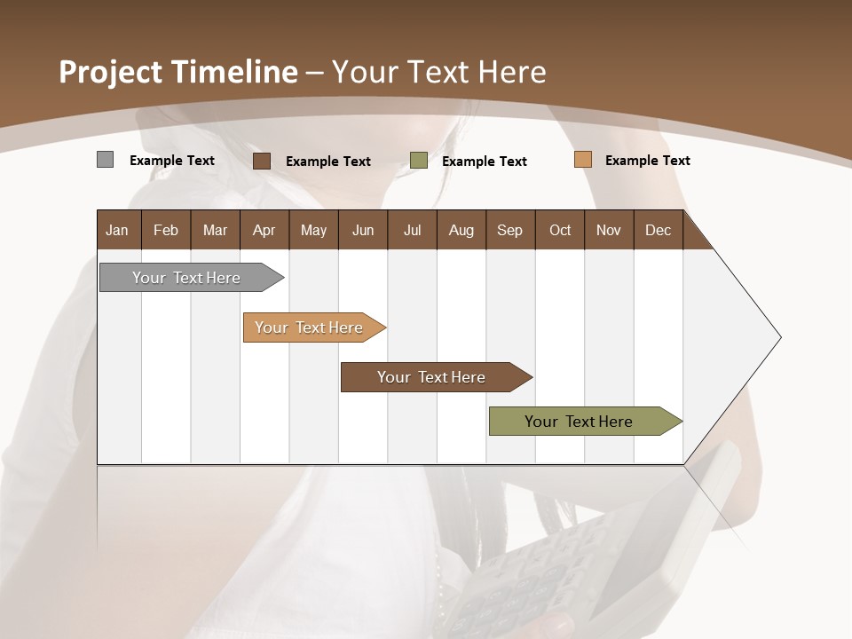 Improvement Isolated Working PowerPoint Template