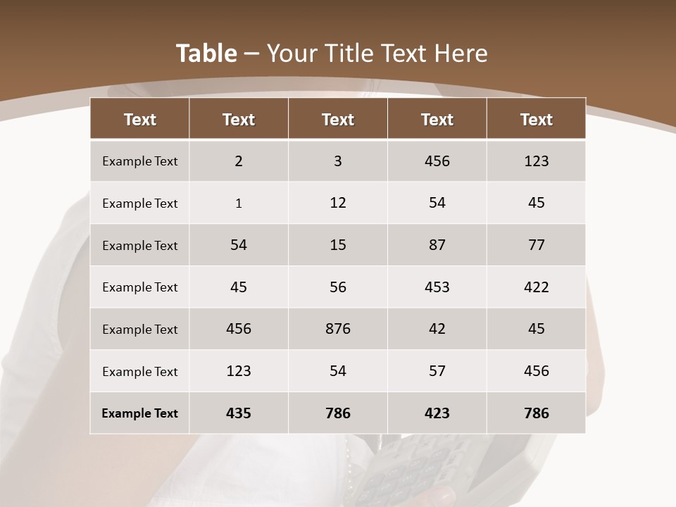 Improvement Isolated Working PowerPoint Template