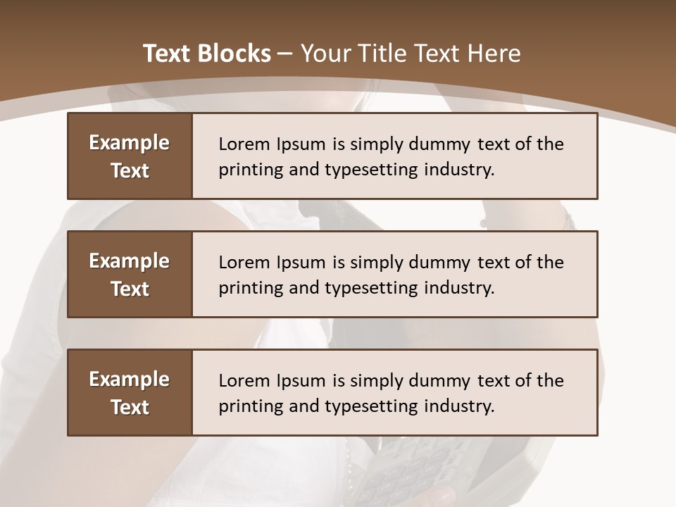 Improvement Isolated Working PowerPoint Template