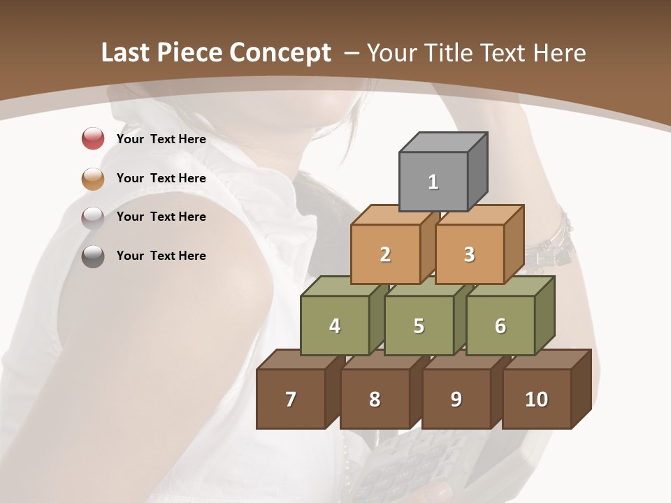 Improvement Isolated Working PowerPoint Template