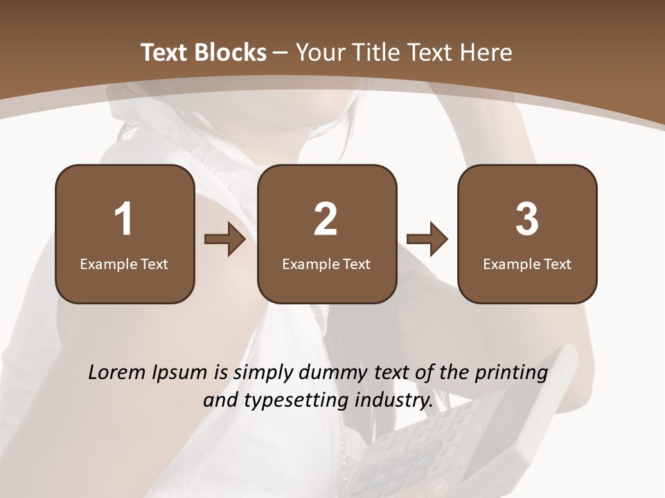 Improvement Isolated Working PowerPoint Template