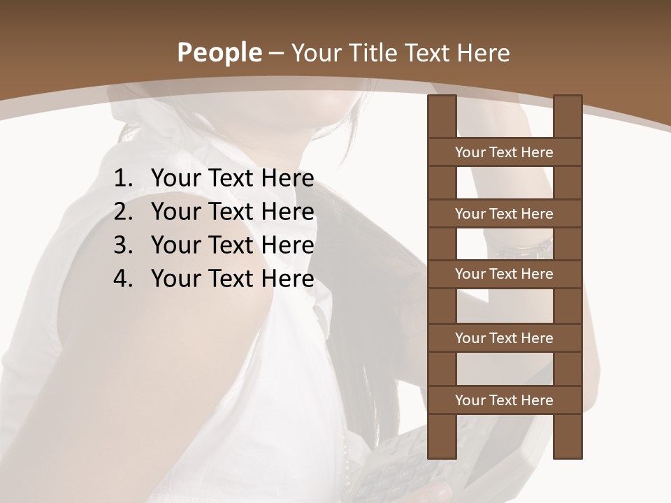 Improvement Isolated Working PowerPoint Template