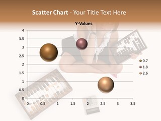 Professional Woman Abacus PowerPoint Template