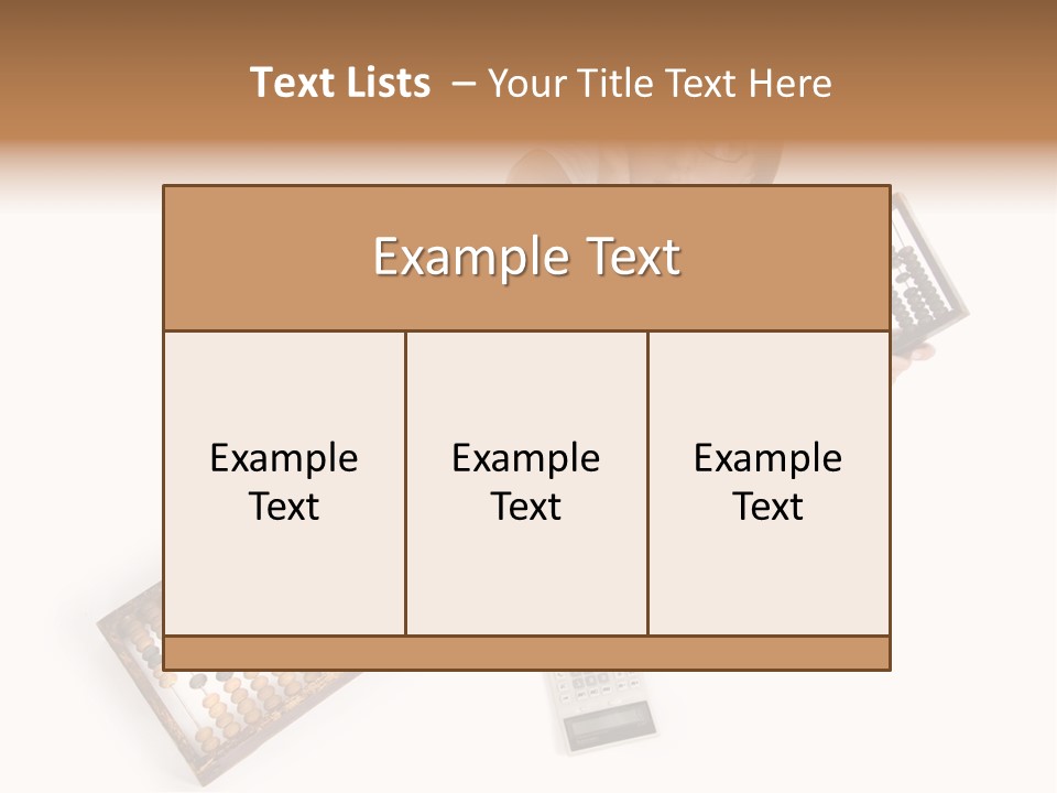 Professional Woman Abacus PowerPoint Template