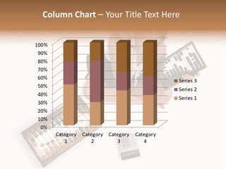 Professional Woman Abacus PowerPoint Template