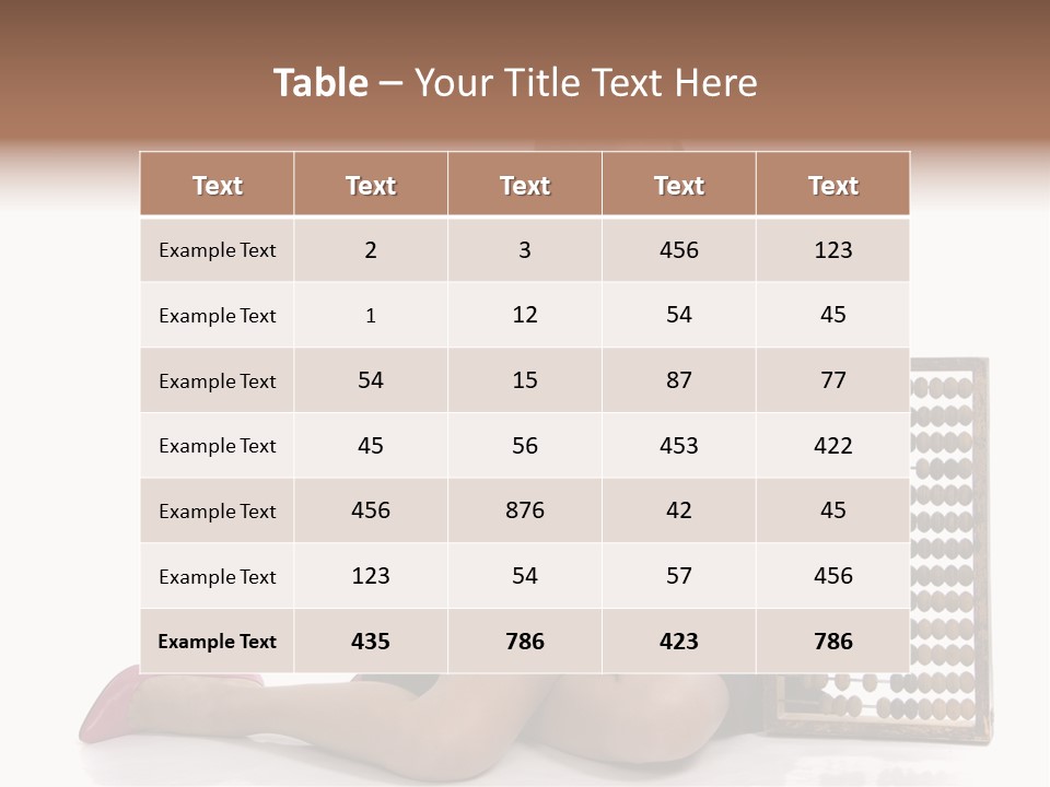 Effort Hair Solution PowerPoint Template