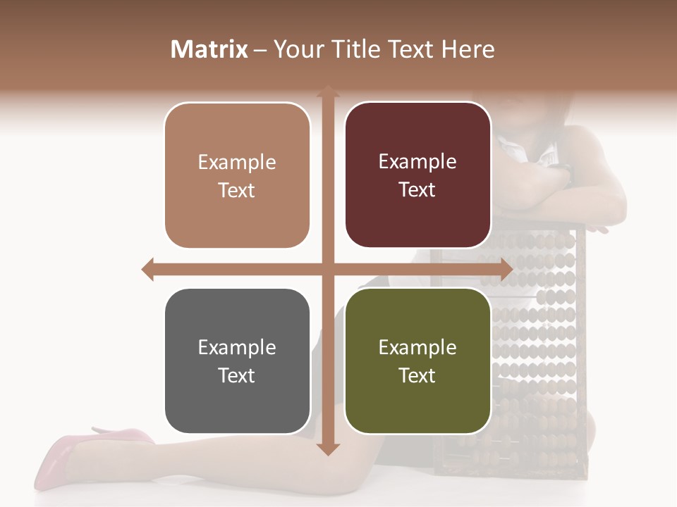 Professional Hair Brown PowerPoint Template