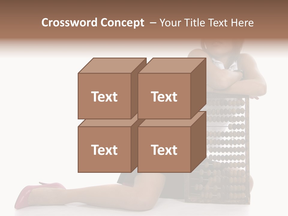 Professional Hair Brown PowerPoint Template