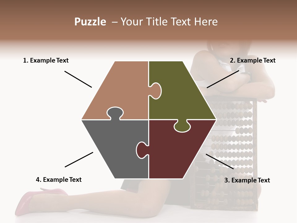 Professional Hair Brown PowerPoint Template