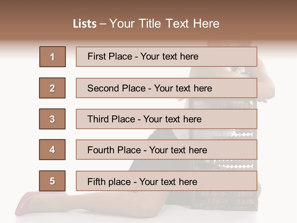 Professional Hair Brown PowerPoint Template