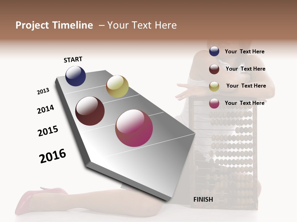 Professional Hair Brown PowerPoint Template