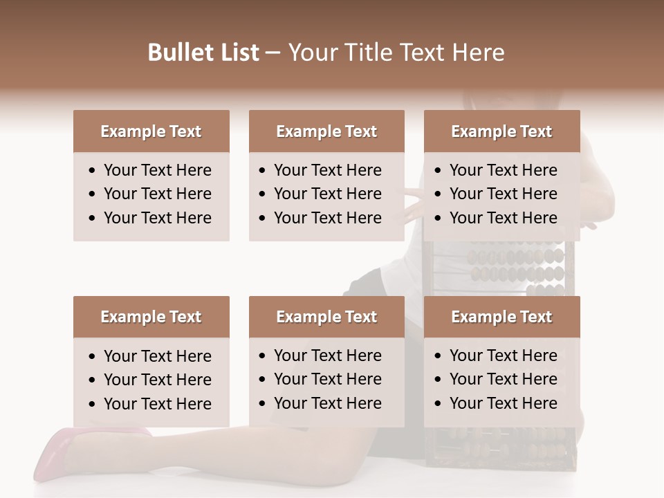 Professional Hair Brown PowerPoint Template