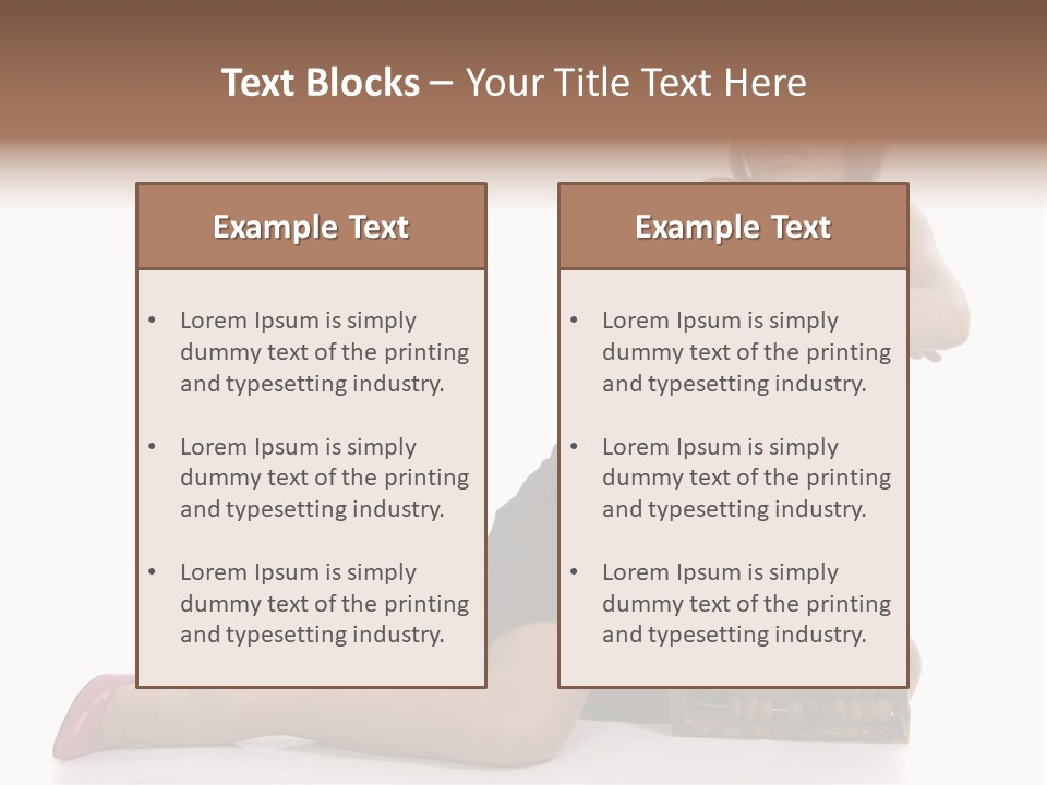 Professional Hair Brown PowerPoint Template