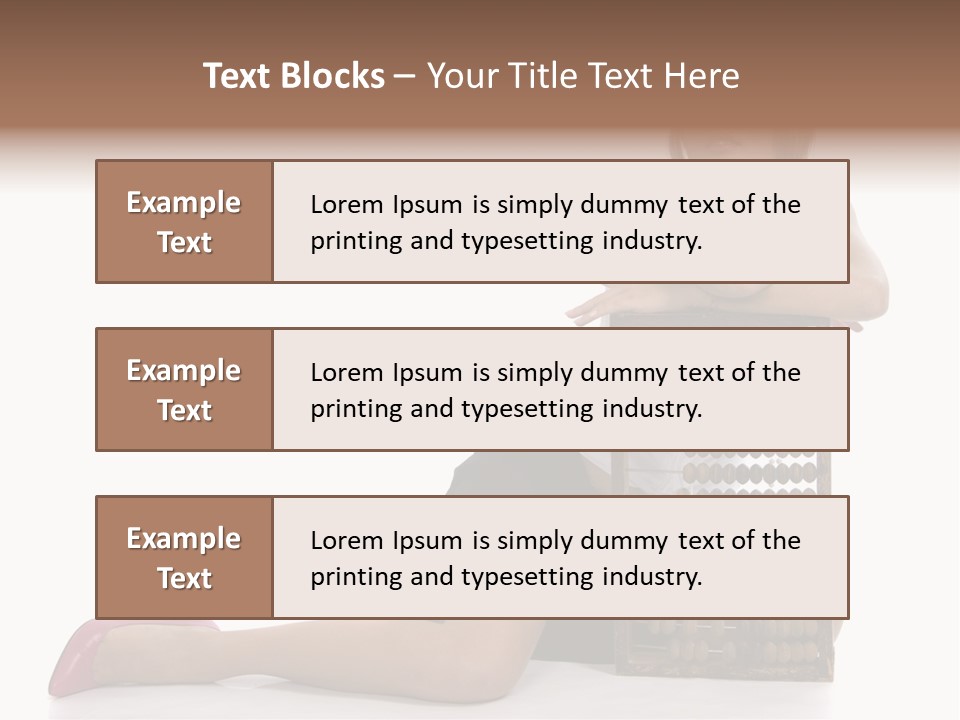 Professional Hair Brown PowerPoint Template