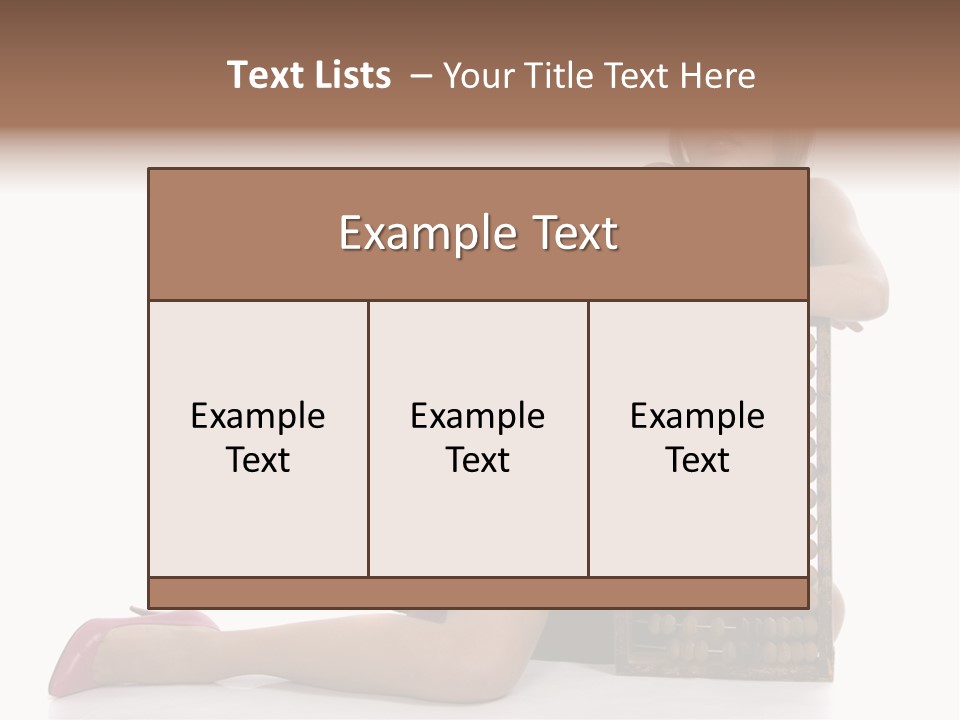 Professional Hair Brown PowerPoint Template