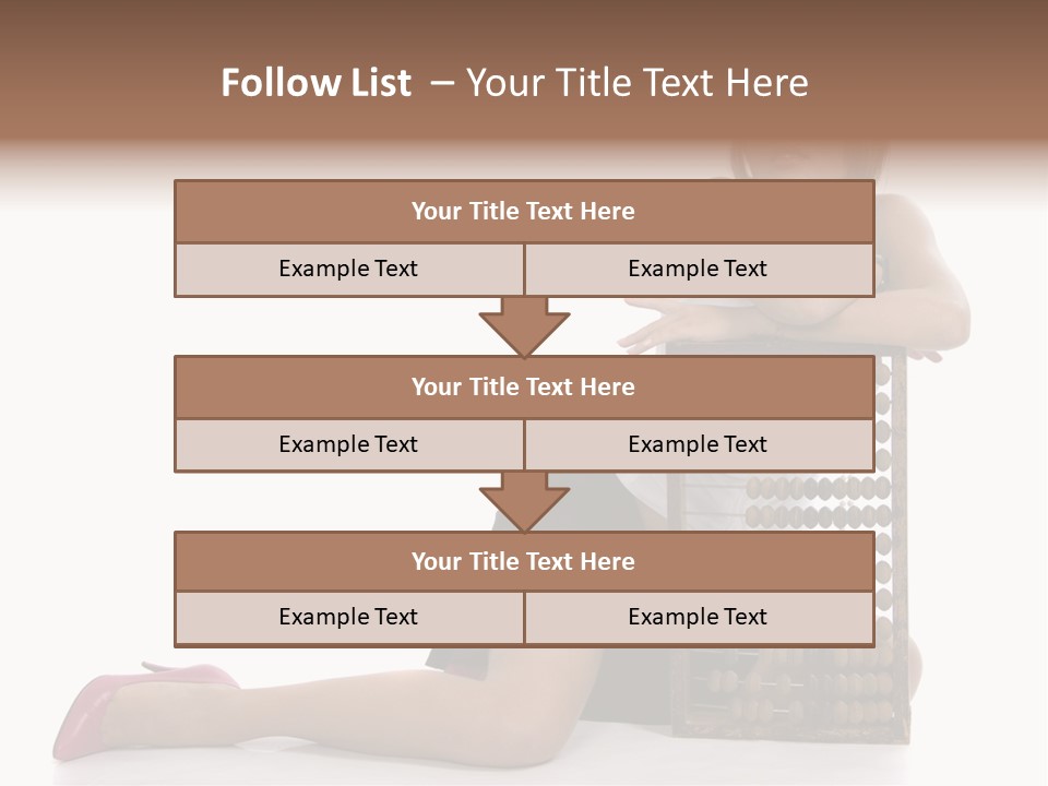 Professional Hair Brown PowerPoint Template