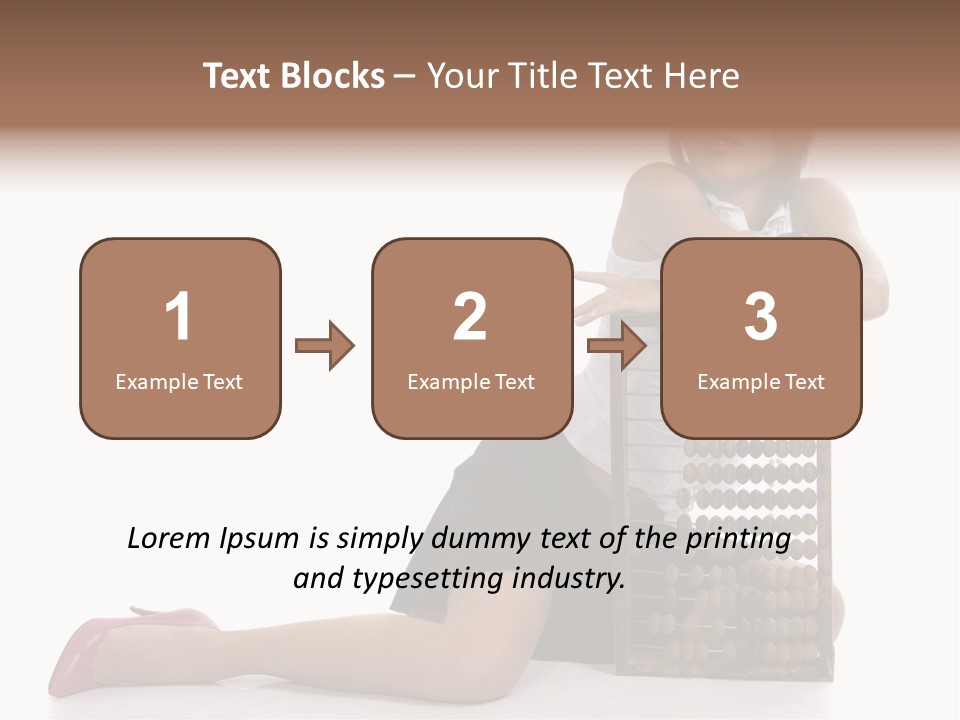 Professional Hair Brown PowerPoint Template