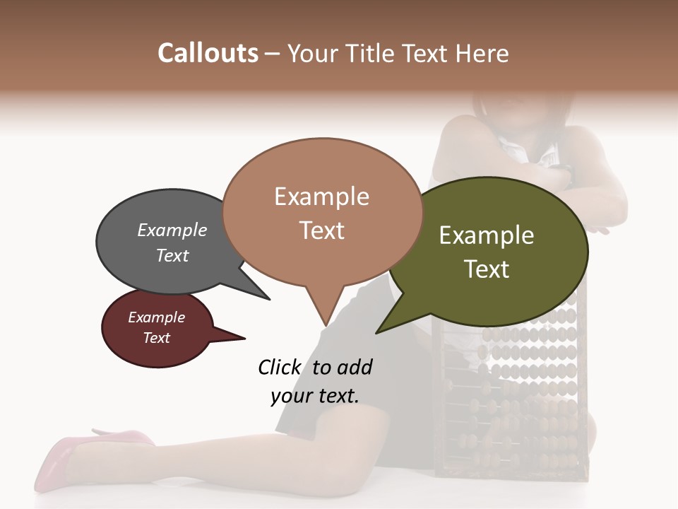 Professional Hair Brown PowerPoint Template