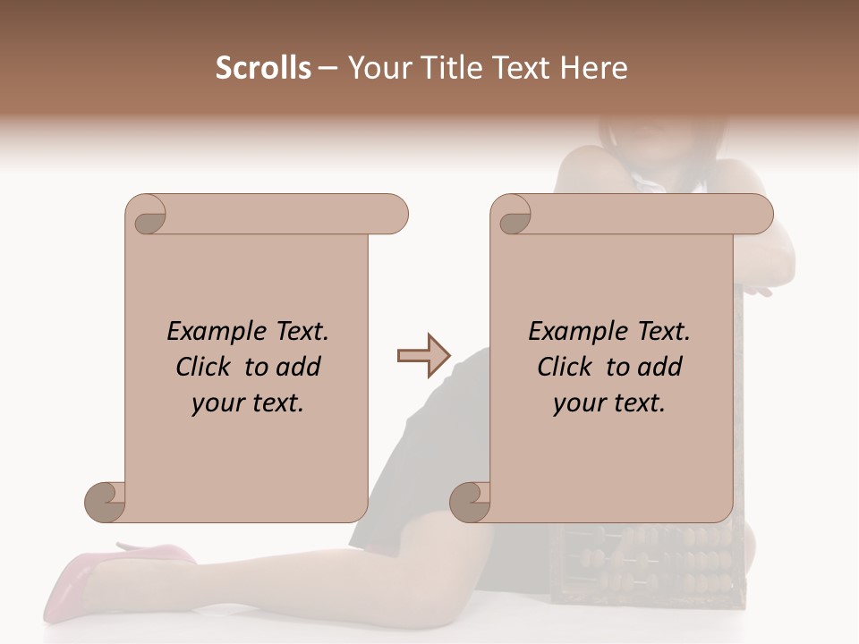 Professional Hair Brown PowerPoint Template
