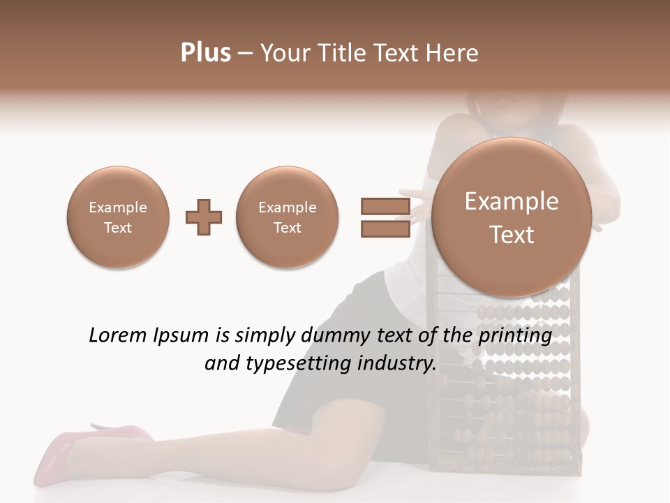 Professional Hair Brown PowerPoint Template