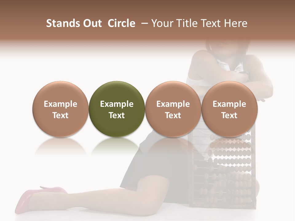 Professional Hair Brown PowerPoint Template