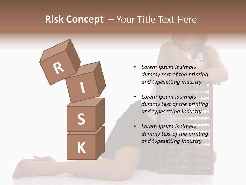 Professional Hair Brown PowerPoint Template