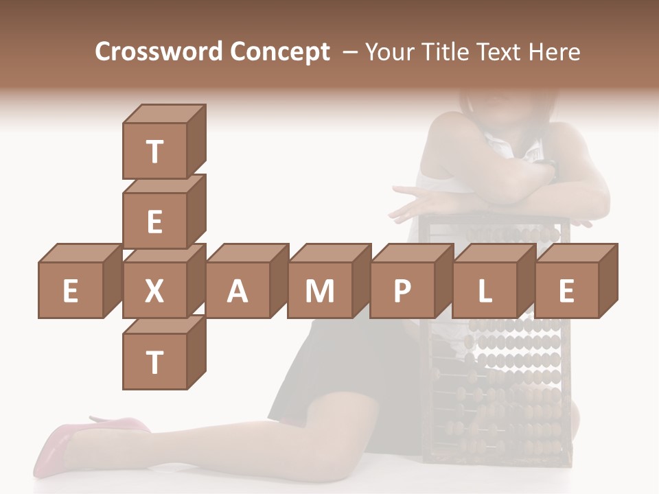 Professional Hair Brown PowerPoint Template