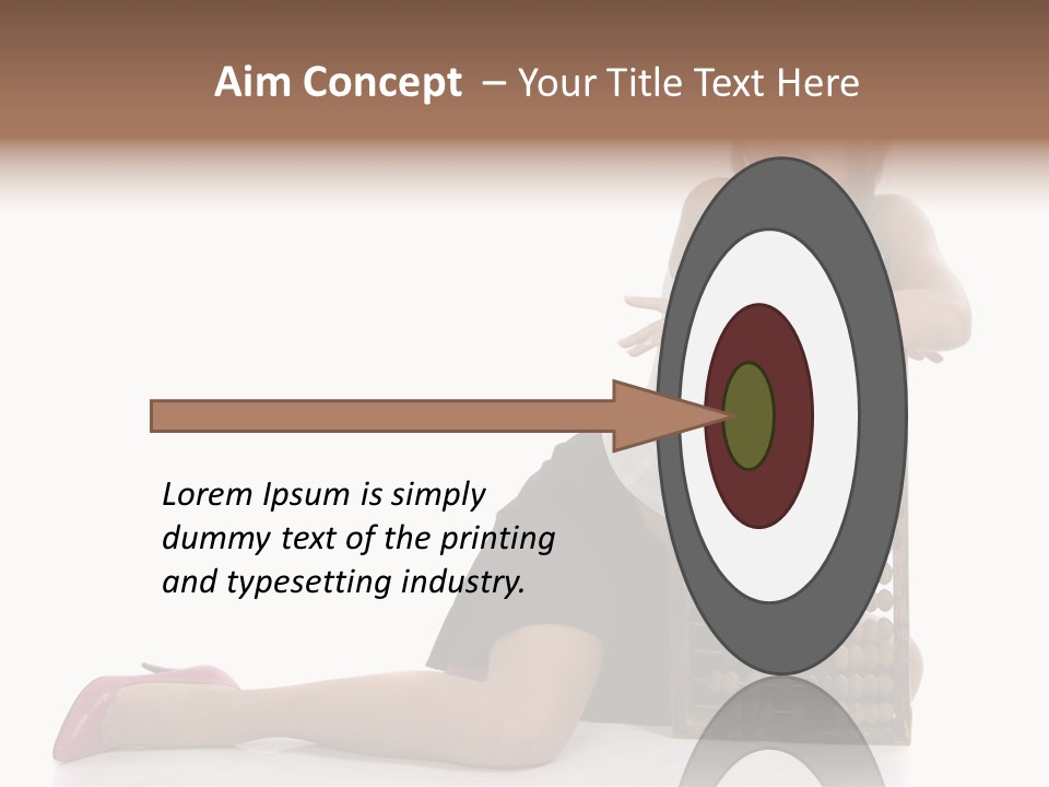 Professional Hair Brown PowerPoint Template