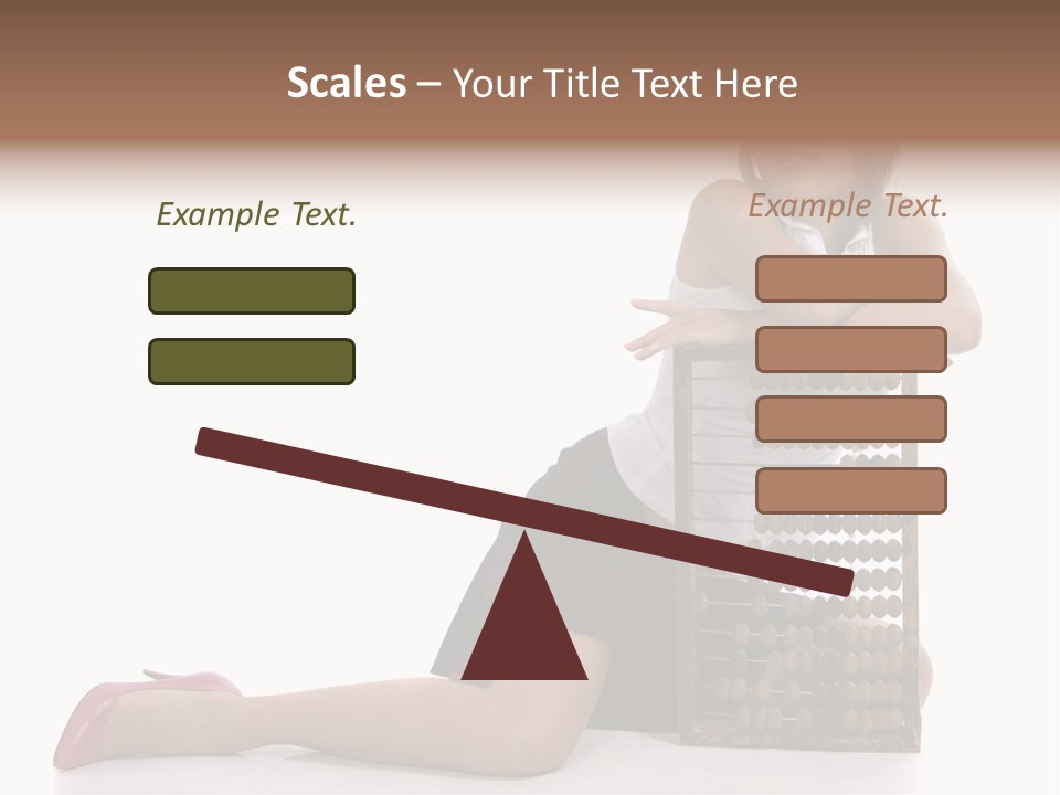 Professional Hair Brown PowerPoint Template