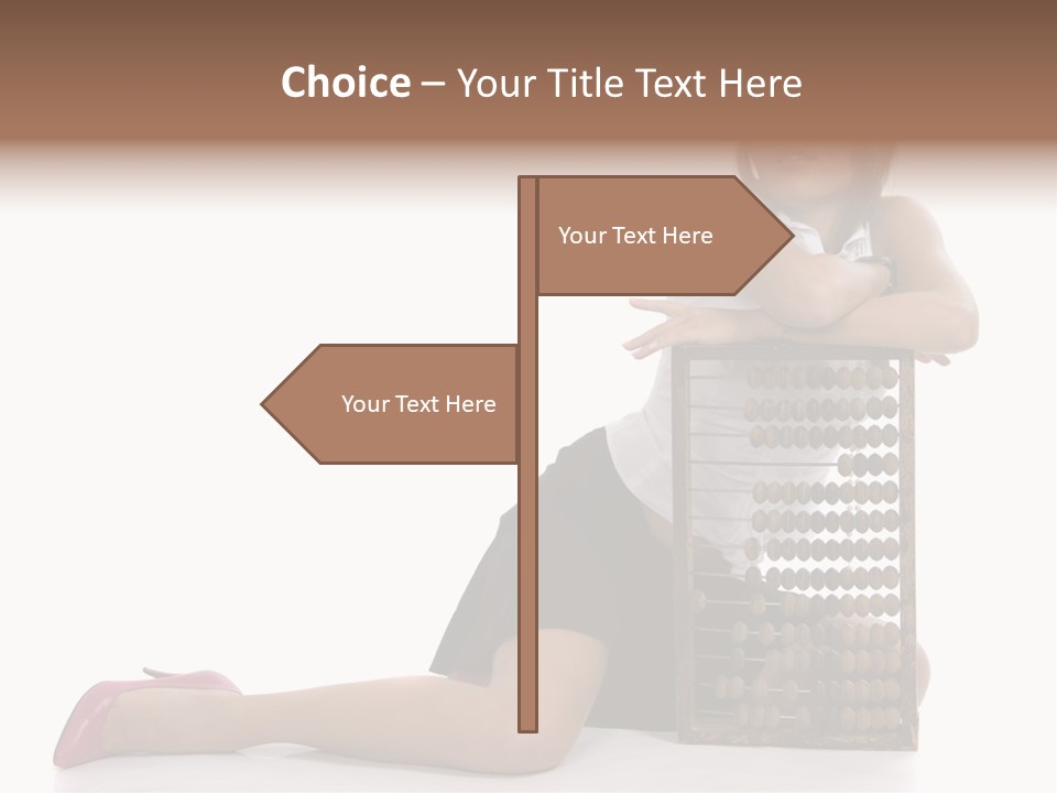 Professional Hair Brown PowerPoint Template