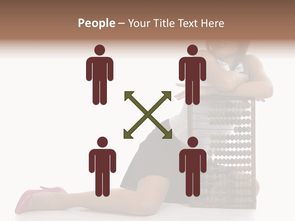 Professional Hair Brown PowerPoint Template