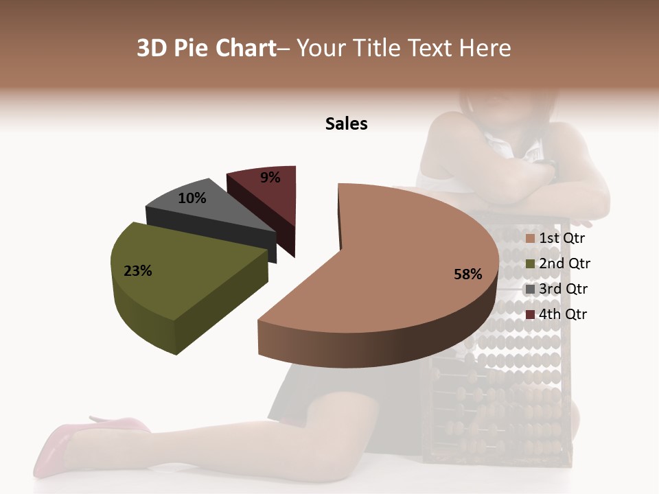 Professional Hair Brown PowerPoint Template