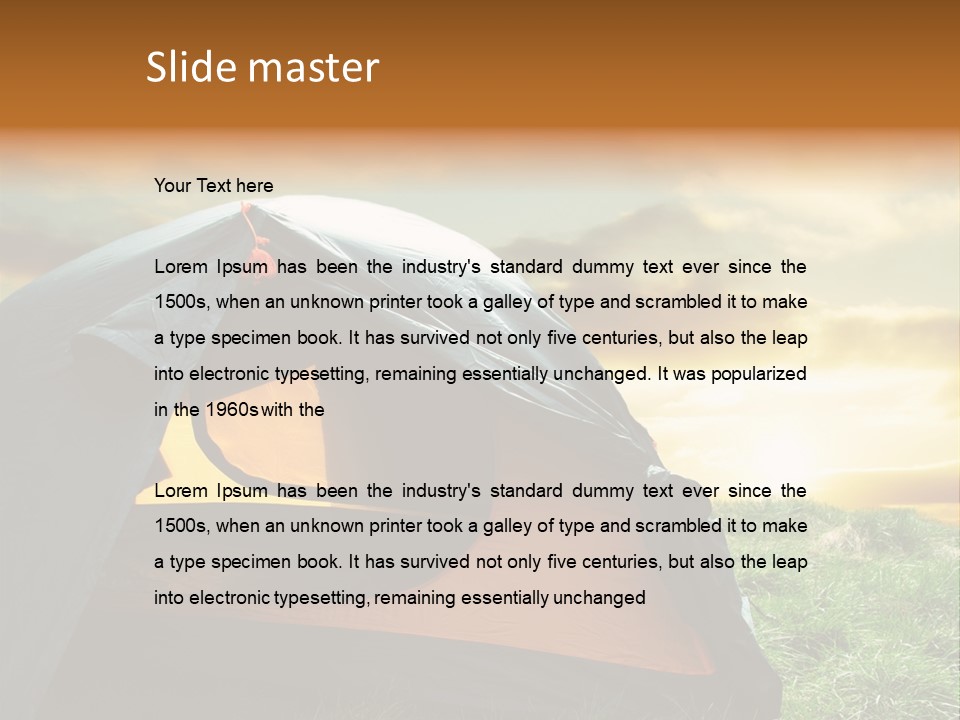 Healthy Active Colorful PowerPoint Template