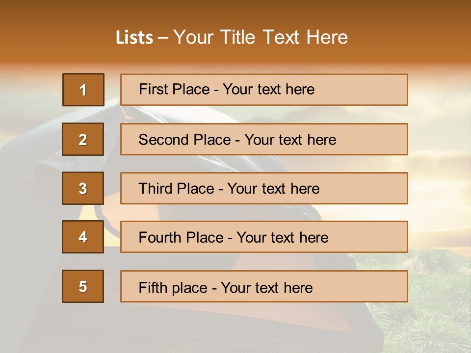 Healthy Active Colorful PowerPoint Template