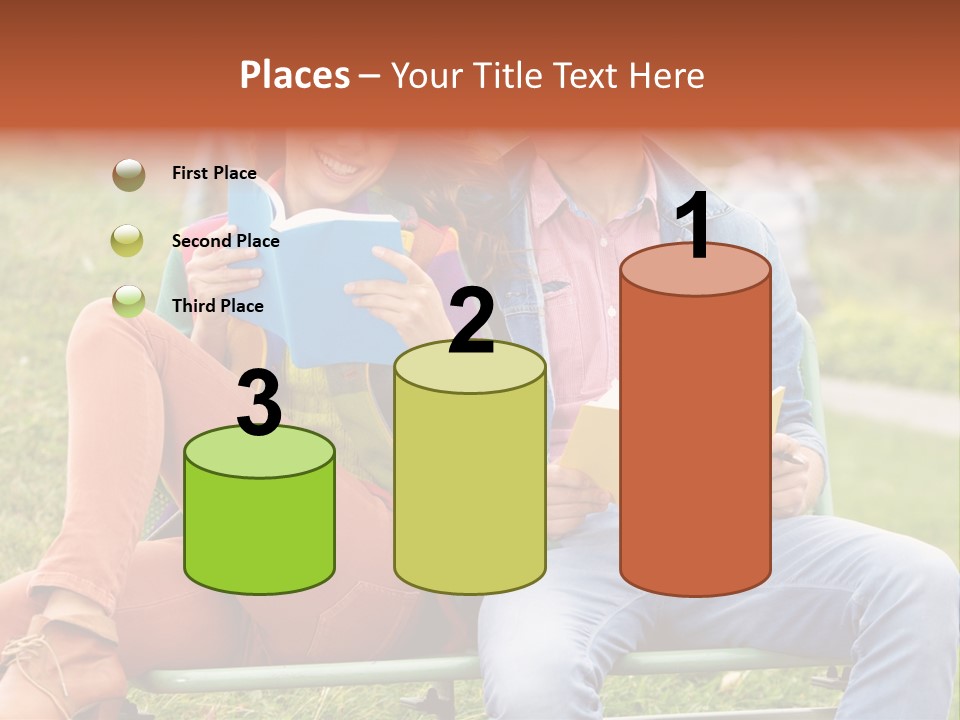 Smile Students Books PowerPoint Template