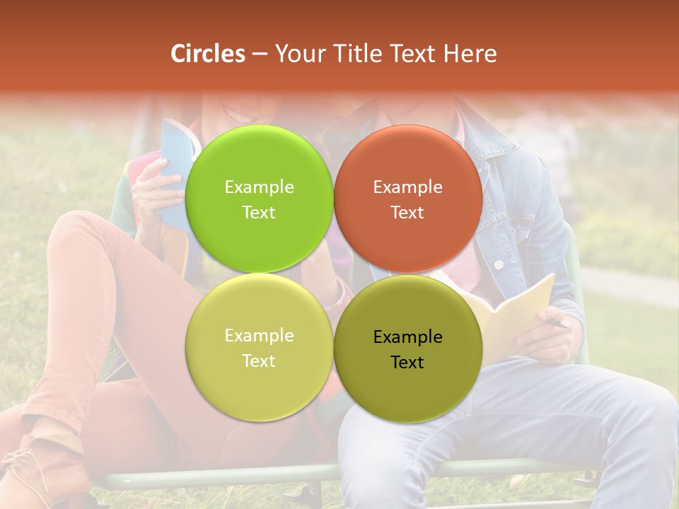 Smile Students Books PowerPoint Template