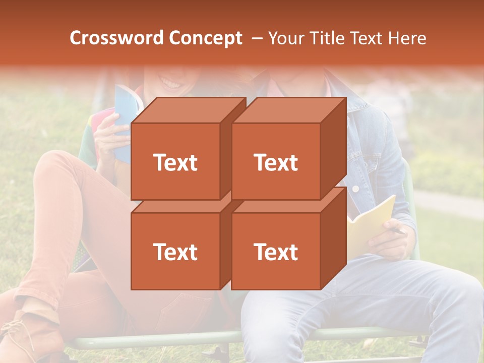 Smile Students Books PowerPoint Template