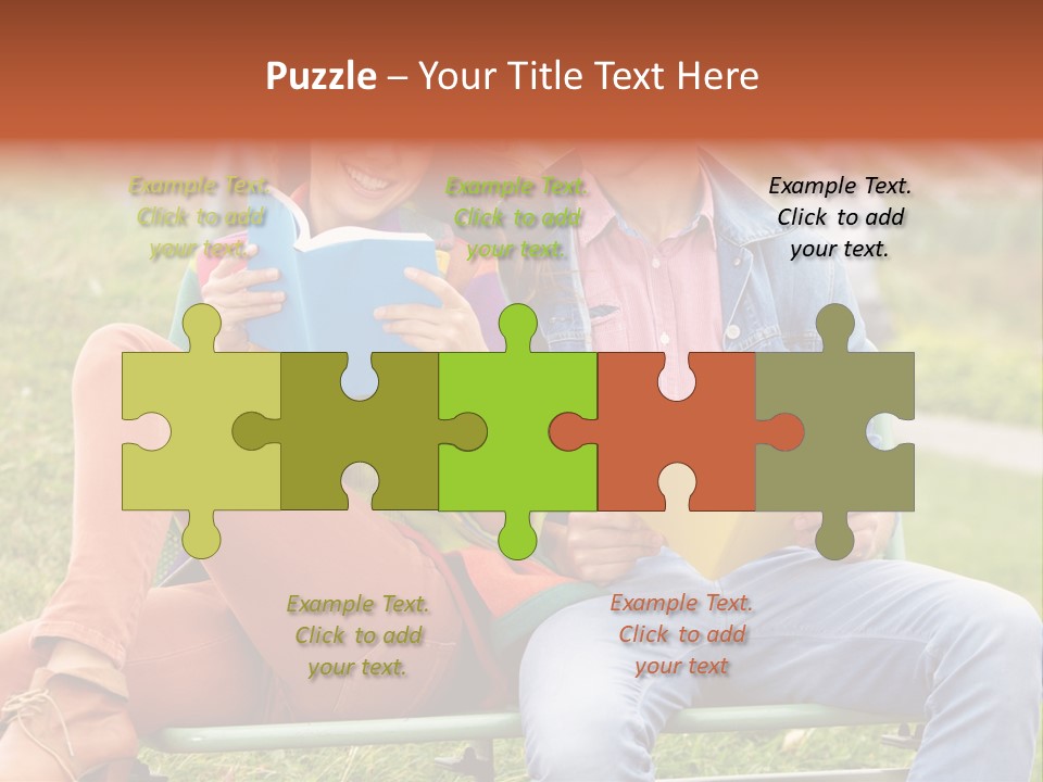 Smile Students Books PowerPoint Template