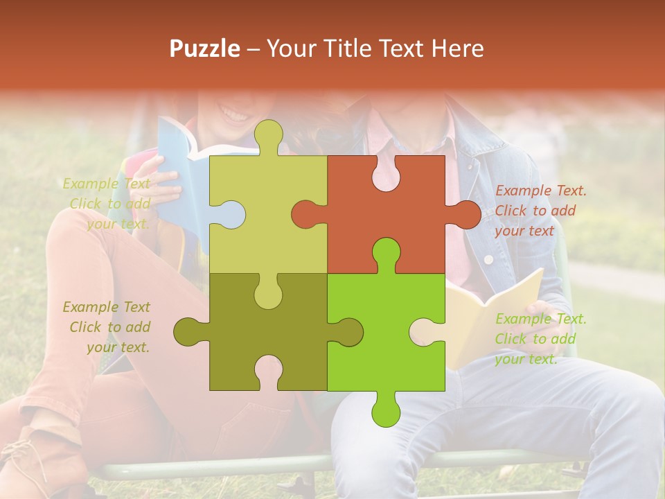 Smile Students Books PowerPoint Template