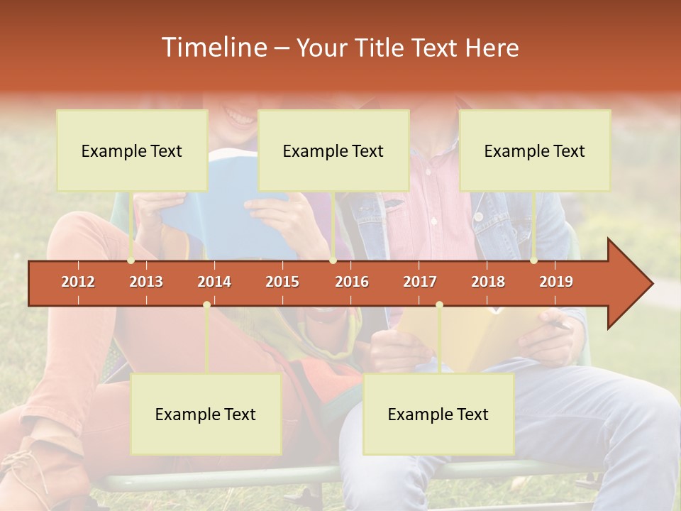 Smile Students Books PowerPoint Template
